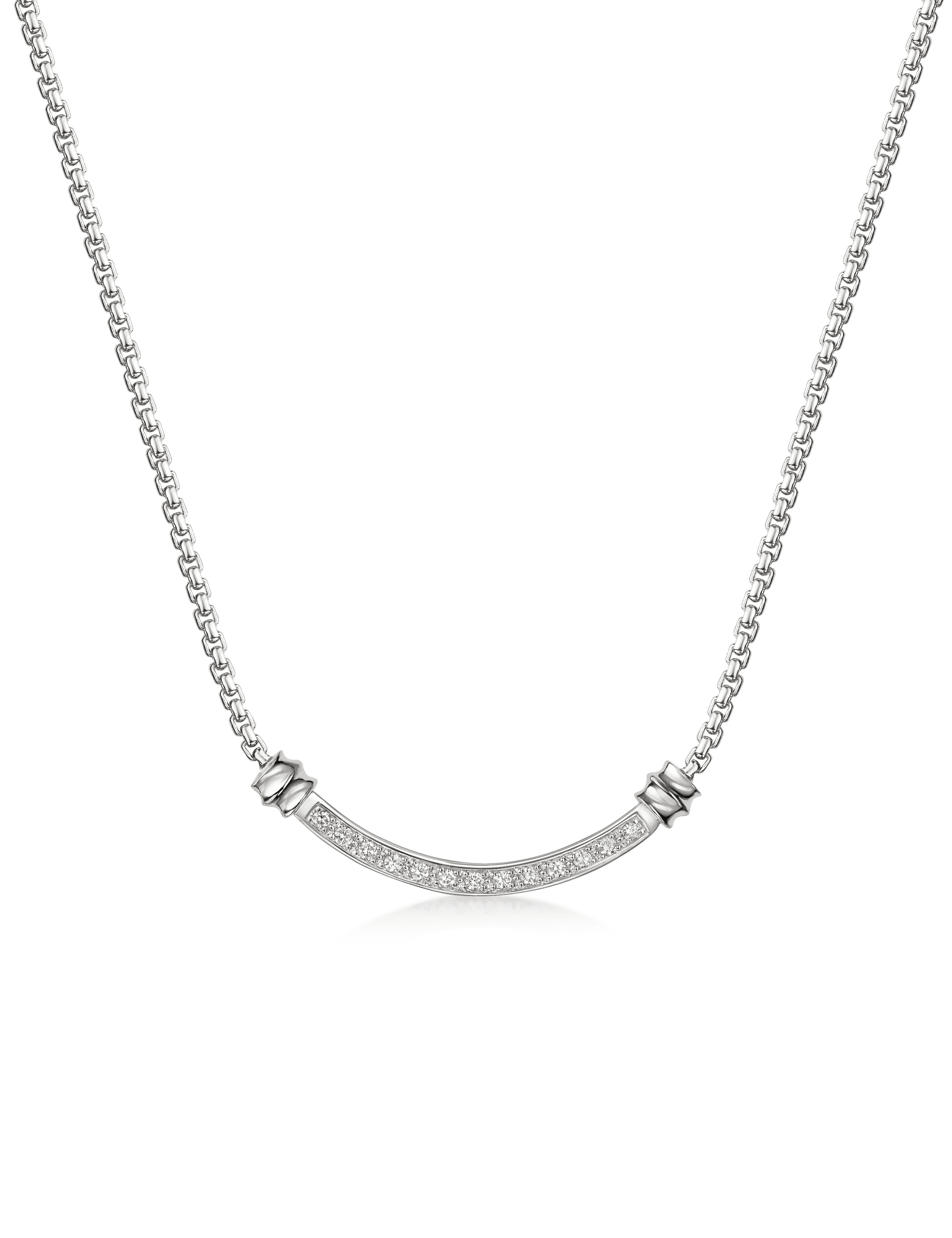 Collier 585/- Weißgold mit Spinell outlet - 70322101